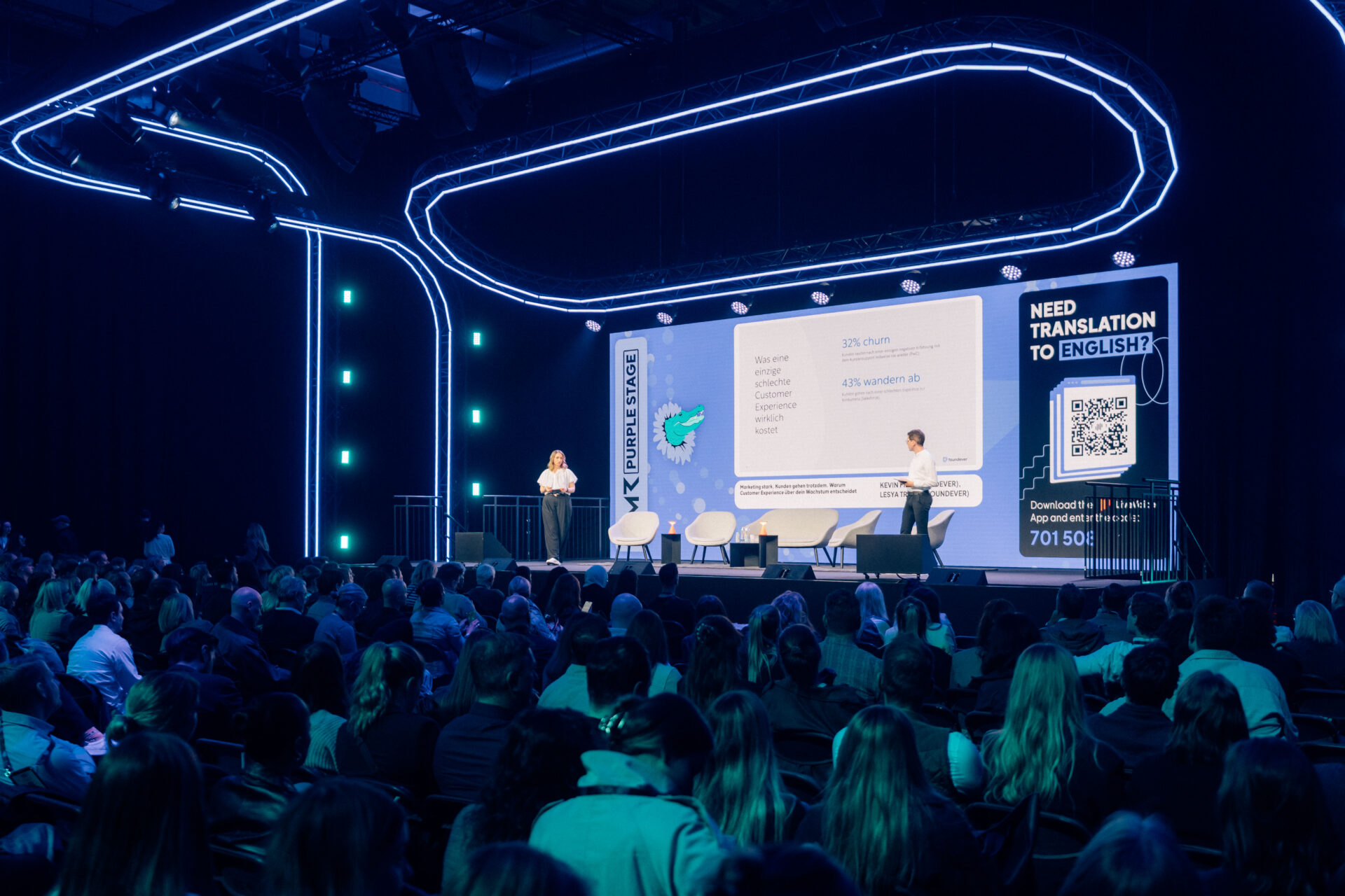 OMR Purple Stage Marketing Stark Kunden gehen trotzdem Customer Experience