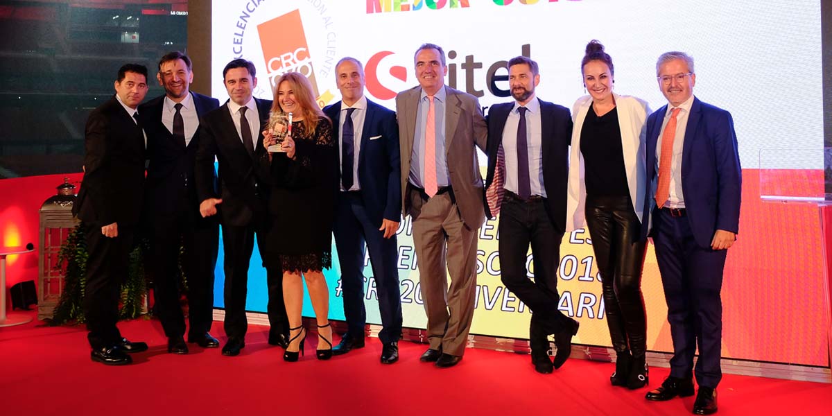 Sitel Spain Receives 3 crc oro awards|Sitel Group awarded with the CRC Oro to the Best Outsourcer 2018 in Spain