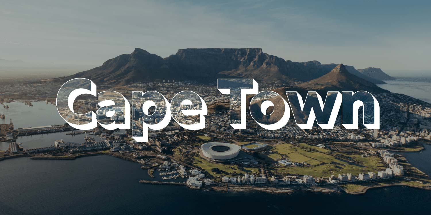 Aerial view of Cape Town, South Africa